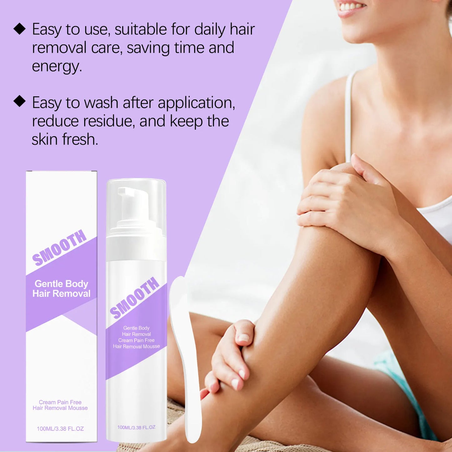 Silky Smooth Hair Removal Foam