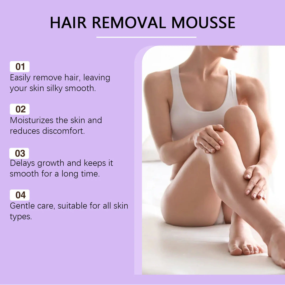 Silky Smooth Hair Removal Foam