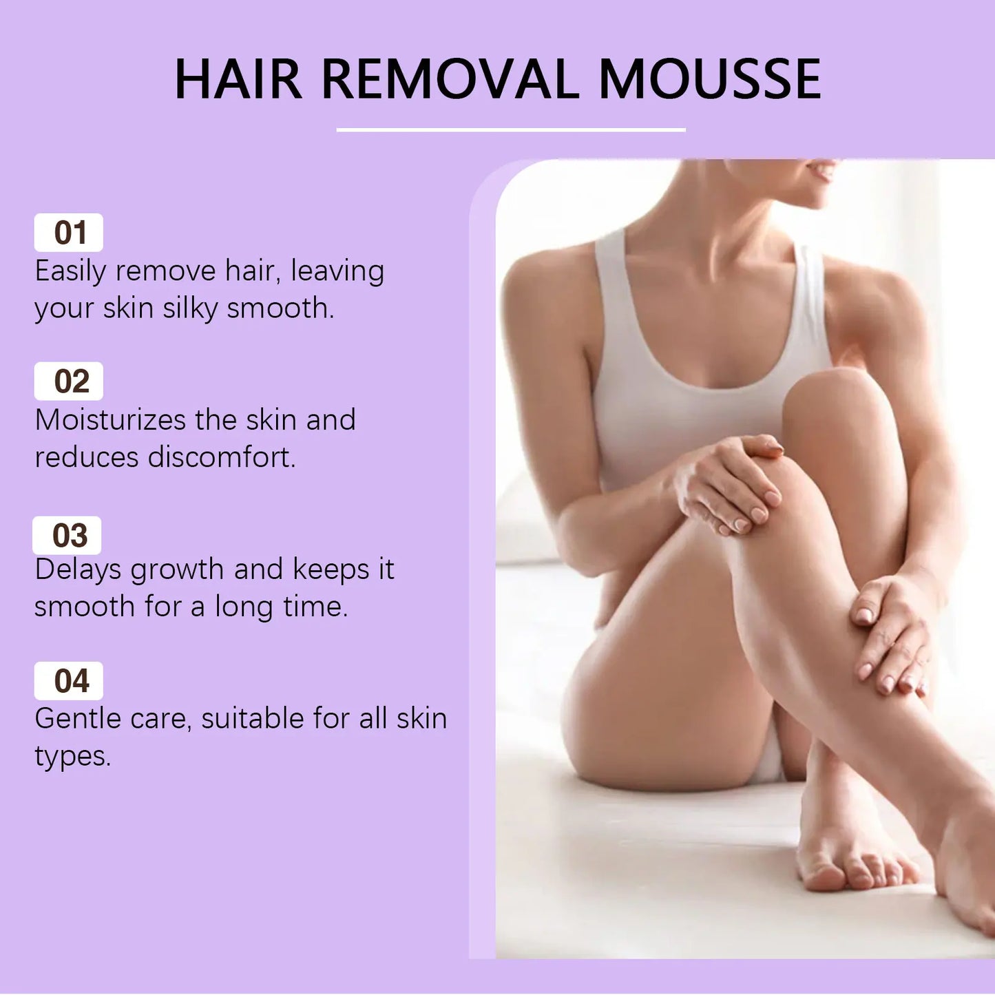 Silky Smooth Hair Removal Foam